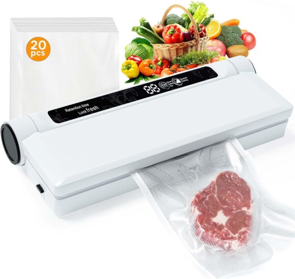 Vacuum Sealer,Equipped With 20 Vacuum Sealed Bags