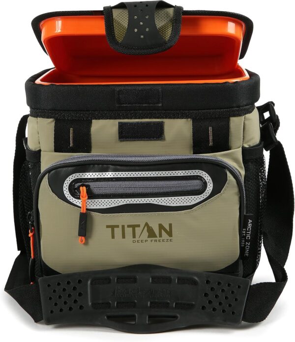 Titan Deep Freeze Coolers - Zipperless Hardbody Cooler - Deep Freeze Insulation, HardBody Liner, and SmartShelf
